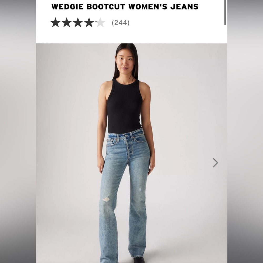 Wedgie bootcut Levi’s women’s jeans
